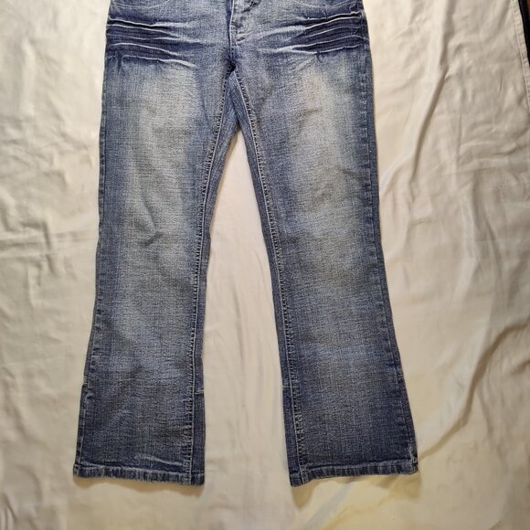 Apollo Jeans Women's Rhinestone Denim Jean Pants Size 7/8 - Picture 2 of 7